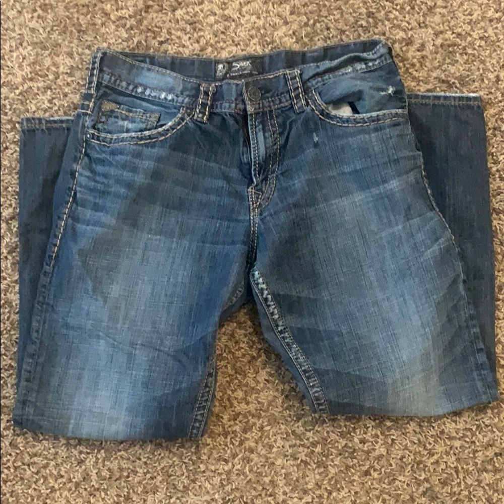 Men’s Silver Jeans